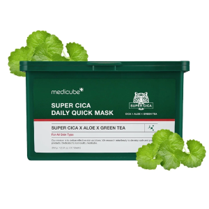Medicube Super Cica Daily Quick Mask - Zestaw kojących masek do twarzy w płachcie 30 szt