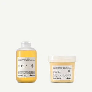 Davines New Essential Haircare DEDE Shampoo + Conditioner– Zestaw do codziennej pielęgnacji włosów 2x250 ml