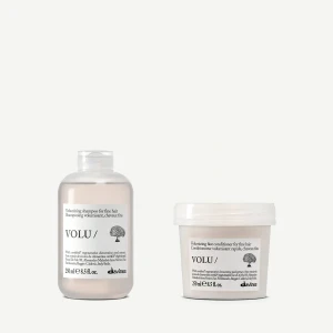 Davines Volu Duo – Zestaw zwiększający objętość do włosów cienkich