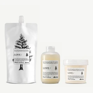 Davines Love curl set - Zestaw do włosów kręconych i falowanych z refillem 500 ml