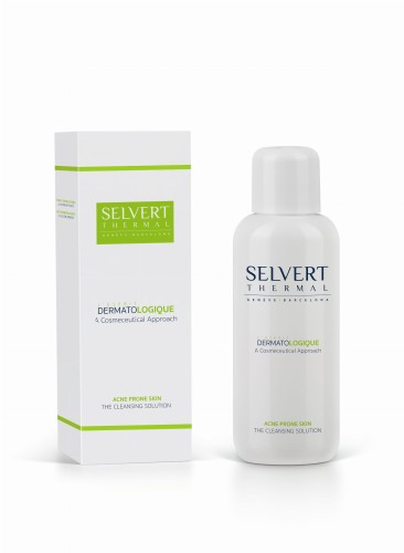 Selvert Thermal Acne Prone Skin The Cleansing Solution Płyn zmywający dla skór tłustych I trądzikowych 200 ml.jpg