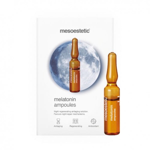 Mesoestetic Melatonin Ampoules Działanie anti-aging i regeneracja 10x2 ml.jpg