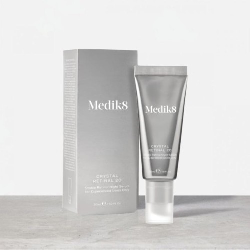 Medik8 Crystal Retinal 20 Stabilne serum na noc o najwyższej mocy z aldehydem retinowym, tylko dla doświadczonych użytkowników 30 ml.jpg
