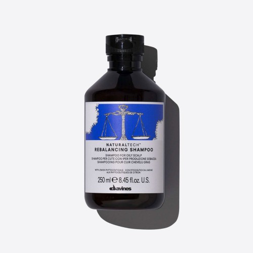 Davines Rebalancing shampoo - szampon głęboko oczyszczający szampon do przetłuszczającej się skóry głowy 250 ml.jpg