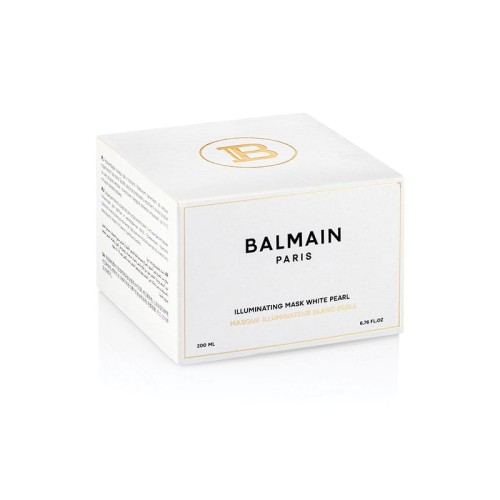 Balmain Illuminating Mask White - Rozświetlająca maska do włosów blond White Pearl 200 ml.jpg