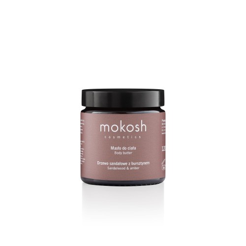 Mokosh Masło do ciała Drzewo sandałowe z bursztynem 120 ml.jpg