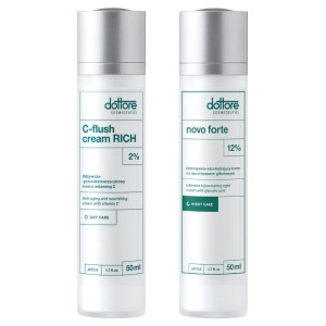 Dottore Zestaw kuracja odmładzająca  - C-flush Cream Rich 50ml + Novo Forte 50ml